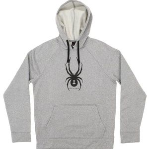 Spyder Anakyn Pullover Hoodie, Heather Gray, sz S